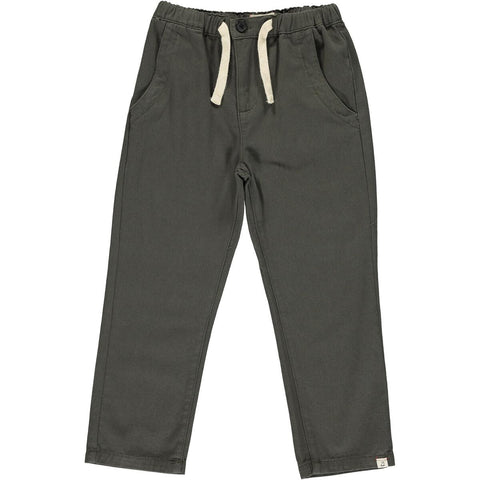 Me & Henry Jay Twill Pants - Charcoal