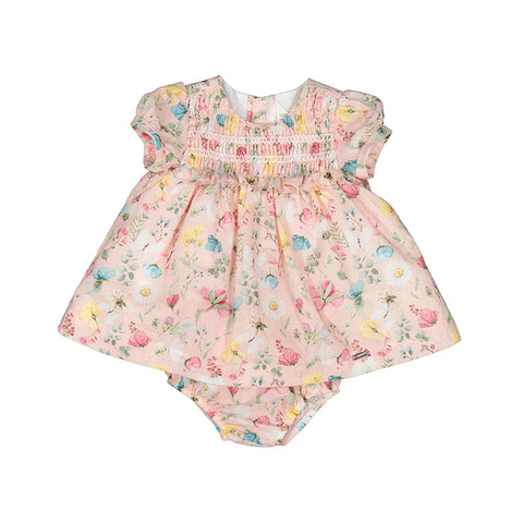 Mayoral Baby Printed Dress w/Matching Bloomer - Floral