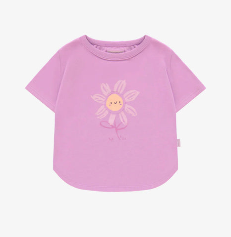 T-Shirt - Purple Flower