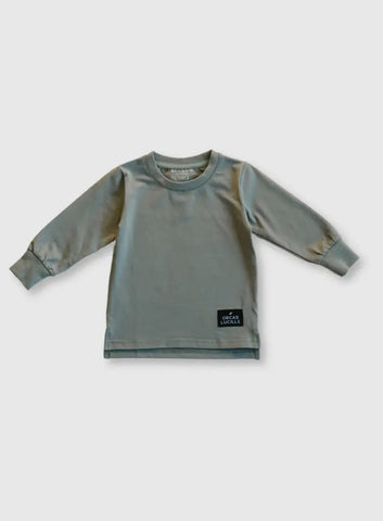 Orcas Lucille L/S Top - Gray Olive