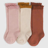 Little Stocking Co. Lace Top Socks 3 Pack - September