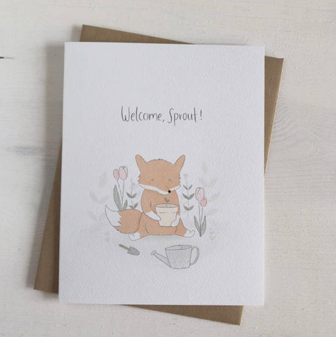 Greeting Card- Welcome Sprout