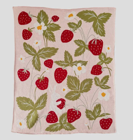 Strawberry Bunny Blanket