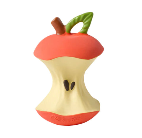 Oli & Carol Natural Rubber Toy - Pepa the Apple