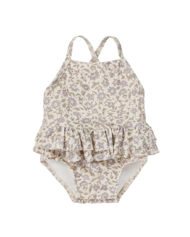 Quincy Mae Ruffled One-Piece Swimsuit - French Garden