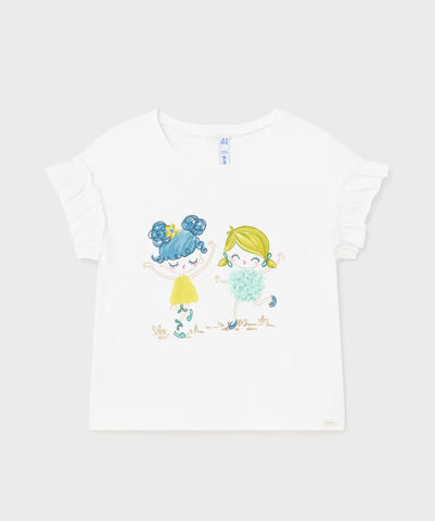 Short Sleeve Baby T-Shirt- White