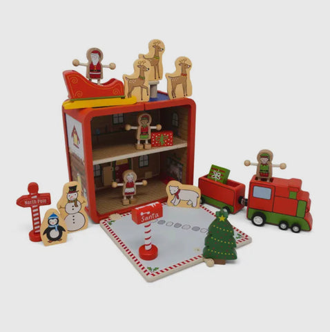 Jack Rabbit Creations Suitcase Series - Santa’s Christmas Workshop