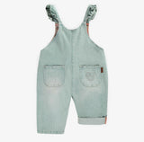Loose Fit Overalls w/ Ruffle Straps