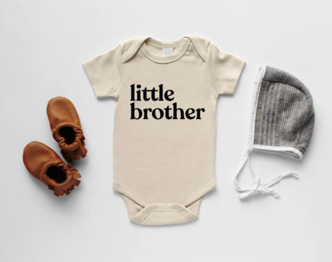 Little Brother Bodysuit - Cream