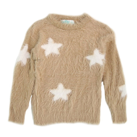 Kapitol K Eyelash Sweater - Mocha Star