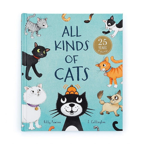 Jellycat Book - All Kinds of Cats