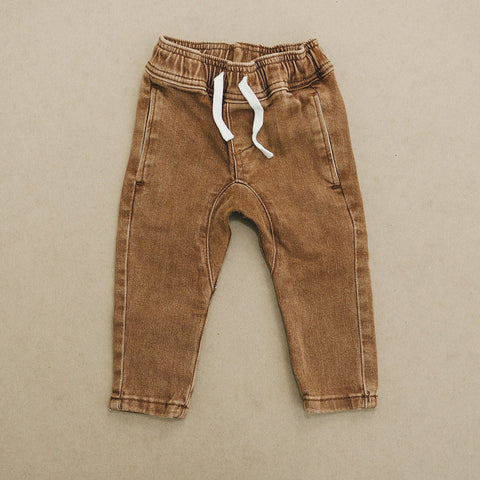 Olive + Scout Sawyer Jeans - Brown