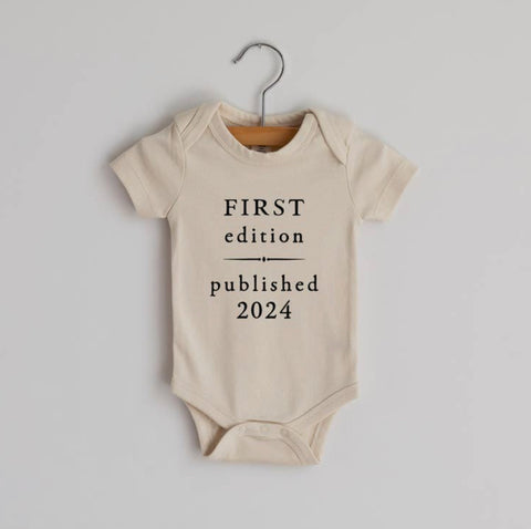 Organic Baby Bodysuit - First Edition 2024