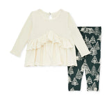Burt’s Bees Thermal Pieced Tunic & Legging Set- Merry Forest  my