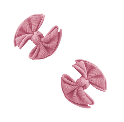 Baby Bling 2pk Baby Fab Clips - Mauve