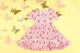 Bamboo Dream Ruffle Dress - Chasing Butterflies