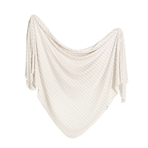 Single Knit Swaddle Blanket - Coastal