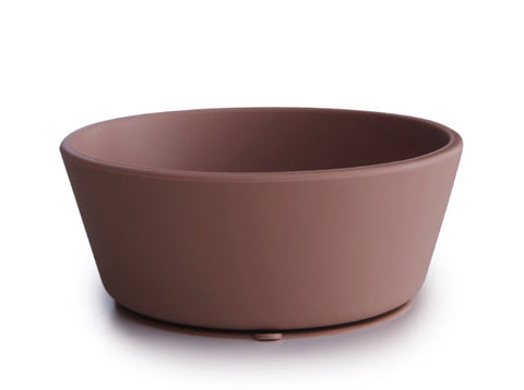 Silicone Suction Bowl - Cloudy Mauve