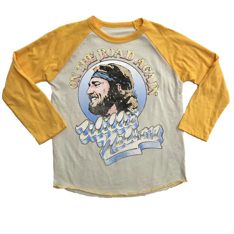 Rowdy Sprouts Short Sleeve Band Tee - Willie Nelson