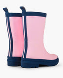 Hatley Matte Rain Boots- Pink and Navy