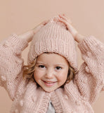 The Blueberry Hill Classic Pom Hat - Blush