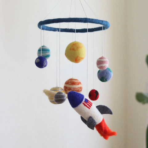 Felt Baby Mobile - Solar System