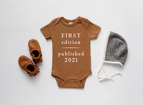 Organic baby bodysuit - First Edition 2021