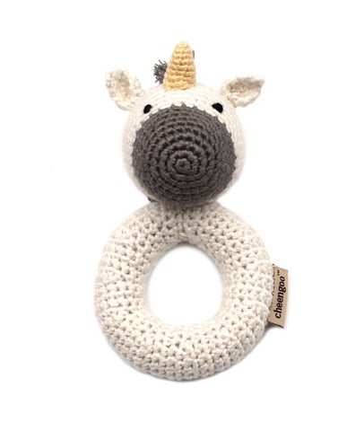 Cheengoo All Natural Baby Toy - Unicorn Ring