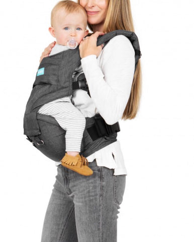 Moby 2 in 1 Carrier + Hipseat - Grey