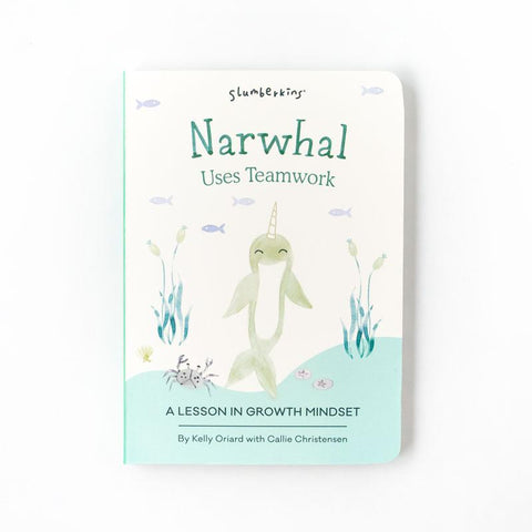 Slumberkins Book- Narwhal Uses Teamwork Board Book