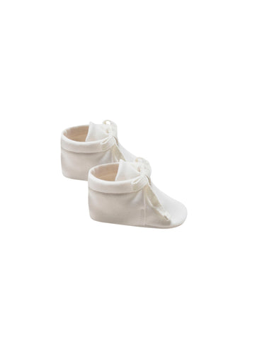Quincy Mae Organic Baby Booties - Ivory