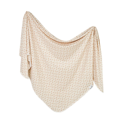 Copper Pearl Single Knit Swaddle Blanket - Hunnie