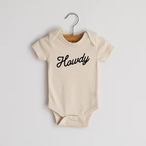 Organic Baby Bodysuit - Howdy