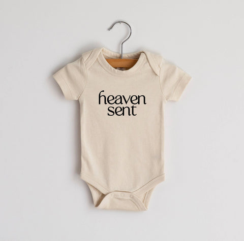 Organic baby bodysuit - Heaven Sent
