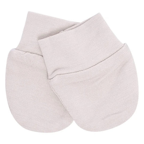 Kyte Baby Bamboo Scratch Mittens - Oat