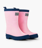 Hatley Matte Rain Boots- Pink and Navy