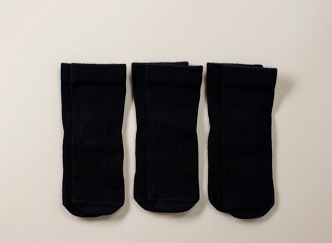 3 Pack Squid Socks - Coal