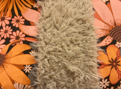 Faux Fur Blanket - Flower Burst