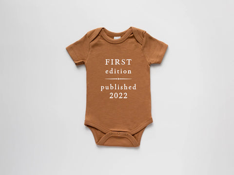 Organic baby bodysuit - First Edition 2022