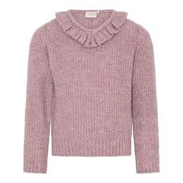 Minymo Pullover Knit Sweater - Elderberry