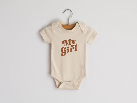 Organic Baby Bodysuit - My Girl