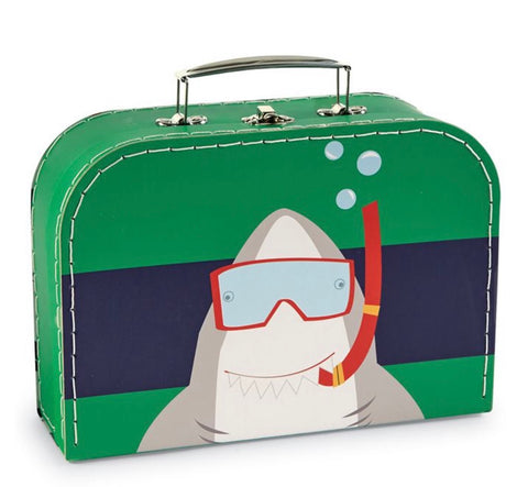 Shark Fiberboard Suitcase